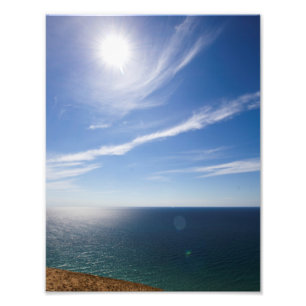 Impression Photo Journée ensoleillée du lac Michigan aux dunes