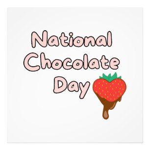 Impression Photo Joyeuse journée nationale du chocolat