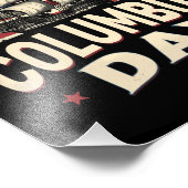 Impression Photo Joyeux Columbus Day of Exploration and Reflection (Coin)