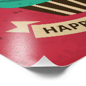 Impression Photo Joyeux Cupcake du Nouvel An (Coin)