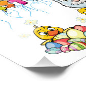 Impression Photo Joyeux dessin de Pâques (Coin)