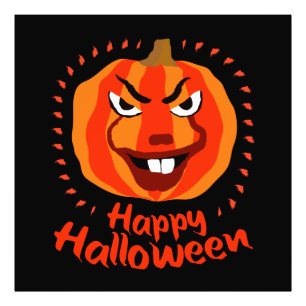 Impression Photo Joyeux Halloween 🎃 drôle Effrayant Éffrayant Citr