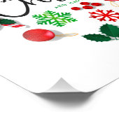 Impression Photo joyeux monde de Noël (Coin)