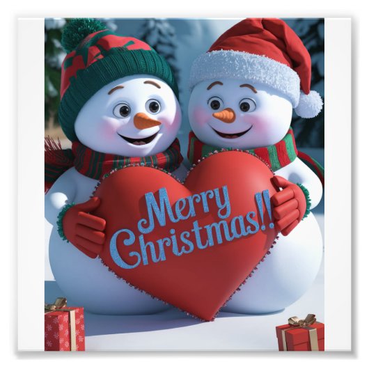 Impression Photo Joyeux Noël ! (Devant)