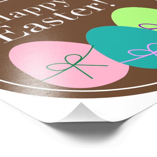 Impression Photo Joyeux Pâques (Coin)