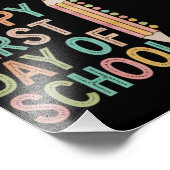 Impression Photo Joyeux premier jour d'école Retour à l'école (Coin)