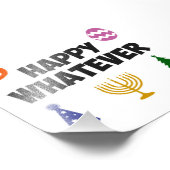 Impression Photo Joyeux, quelles que soient les vacances (Coin)