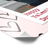 Impression Photo Joyeux Valentines Jour Moderne Design Romantique P (Coin)