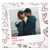 Impression Photo Joyeux Valentines Jour Moderne Design Romantique P (Devant)