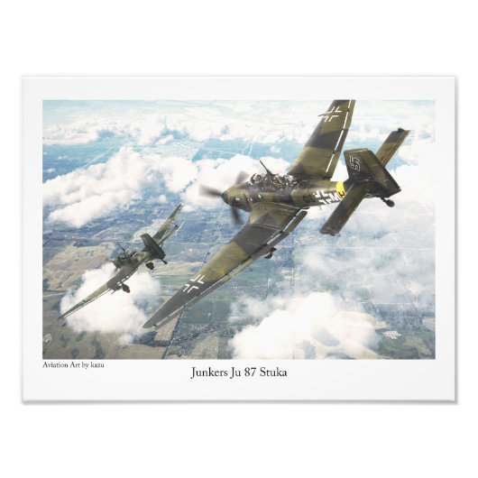 Impression Photo Junkers Ju 87 (Devant)