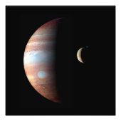 Impression Photo Jupiter 5th Planet with Cassini Solar System (Devant)