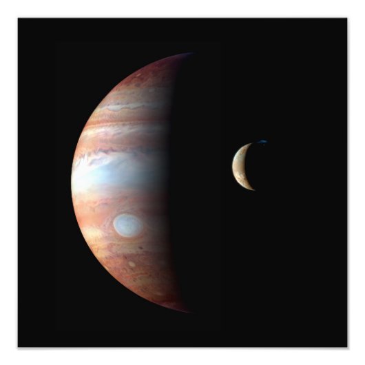 Impression Photo Jupiter 5th Planet with Cassini Solar System (Devant)