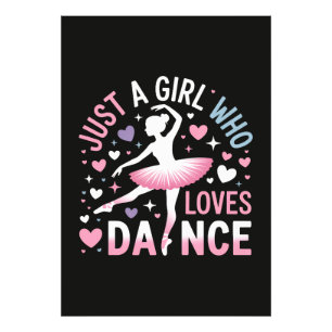 Impression Photo Juste une fille qui aime la danse