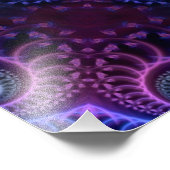 Impression Photo Kaleidoscope Apophyse Coeurs Mandala (Coin)