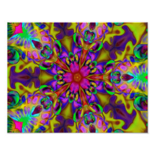 Impression Photo Kaleidoscope Apophyse Fractage Art - II