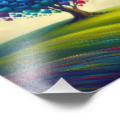 Impression Photo Kaleidoscope de l'arbre des coeurs (Coin)