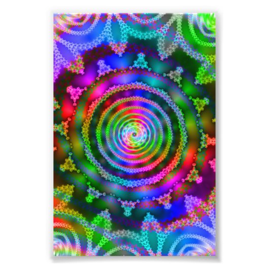 Impression Photo Kaleidoscope Lumineux (Devant)