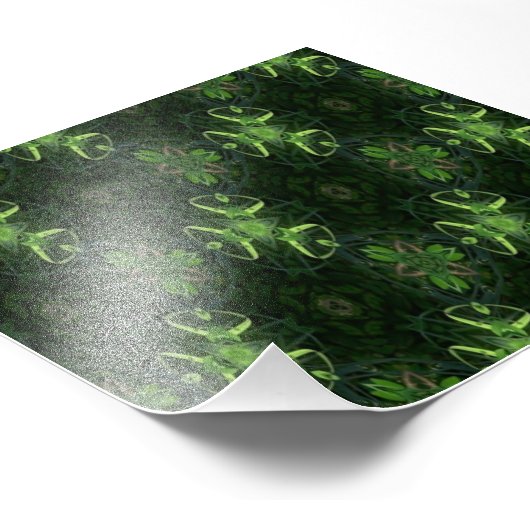 Impression Photo Kaleidoscope vert 1 (Coin)