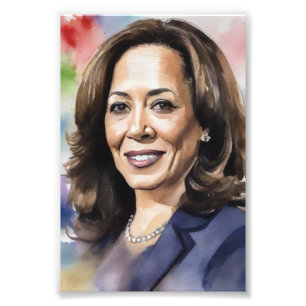 Impression Photo Kamala Harris 2024 Vice-présidente de Black Women