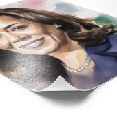 Impression Photo Kamala Harris 2024 Vice-présidente de Black Women (Coin)