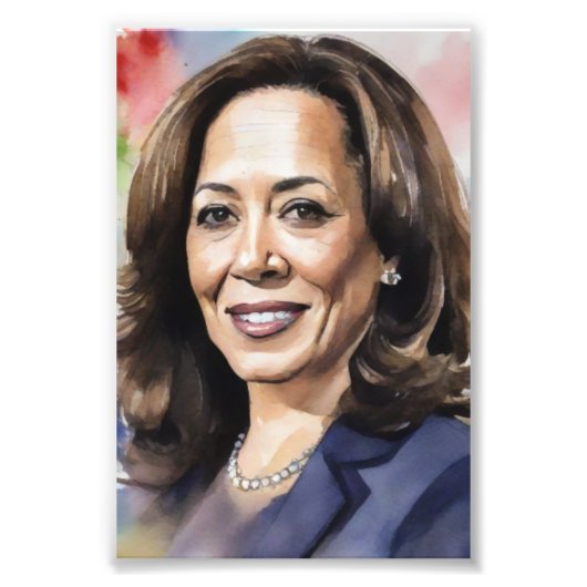 Impression Photo Kamala Harris 2024 Vice-présidente de Black Women (Devant)