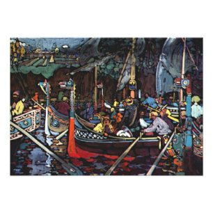 Impression Photo Kandinsky - Chant de la Volga,