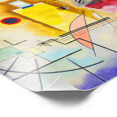 Impression Photo Kandinsky jaune-rouge-bleu (Coin)