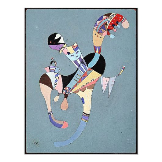 Impression Photo Kandinsky - Une figure flottante, (Devant)