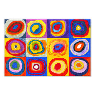 Impression Photo Kandisnky Circles Imprimer