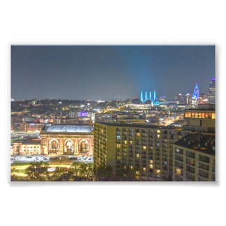 Impression Photo Kansas City, Missouri, Skyline at Night