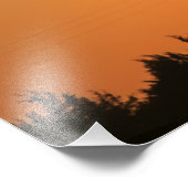 Impression Photo Kansas Windmill Silhouette coucher de soleil avec (Coin)