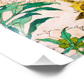 Impression Photo Katsushika Hokusai - Peony Et Canaries (Coin)