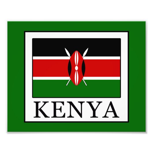 Impression Photo Kenya (Devant)