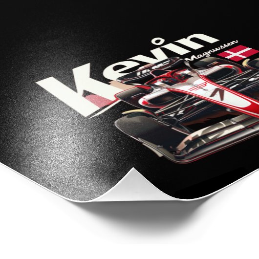 Impression Photo Kevin Magnussen, pilote de Formule 1, KMAG20 (Coin)