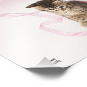 Impression Photo Kitten avec ruban (Coin)
