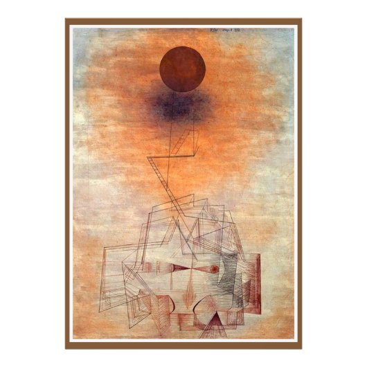 Impression Photo Klee - Limites de l'intellect, oeuvre d'art célèbr (Devant)