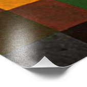 Impression Photo Klee - New Harmony, design géométrique coloré (Coin)