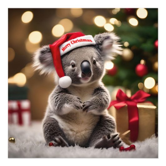 Impression Photo "Koala Kris Kringle : Noël en dessous" (Devant)
