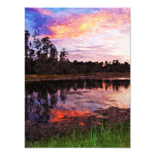 Impression Photo KODAK Print Sunset to Kuykendahl