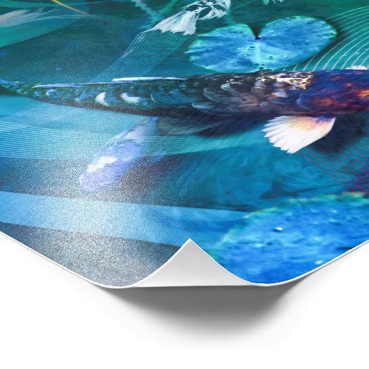 Impression Photo Koi Fish JOY DE KOI (Coin)