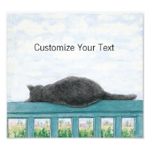 Kramer Le Chat Dormir Sur Le Balcon