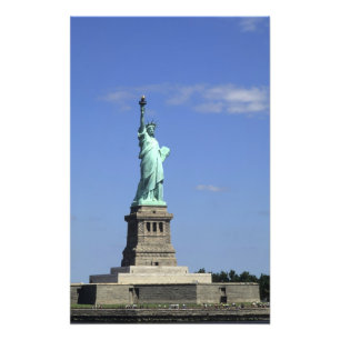 Impression Photo La beauté de la statue de la liberté célèbre
