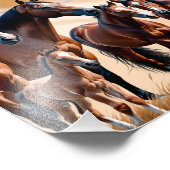 Impression Photo La beauté des chevaux américains (Coin)