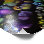 Impression Photo La bulle psychédélique éclate les marguerites Abst (Coin)