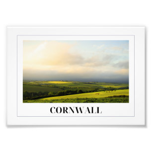 Impression Photo La campagne de Cornouailles