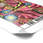 Impression Photo La carte Hierophant Tarot (Coin)