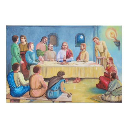 Impression Photo La Cène : Jésus et les disciples (Devant)