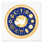 Impression Photo La colombe de la paix (Devant)