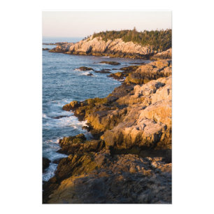 Impression Photo La côte rocheuse d'Isle au Haut dans le