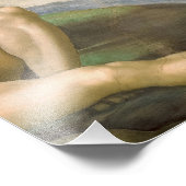 Impression Photo La création d'Adam par Michel-Ange (Coin)